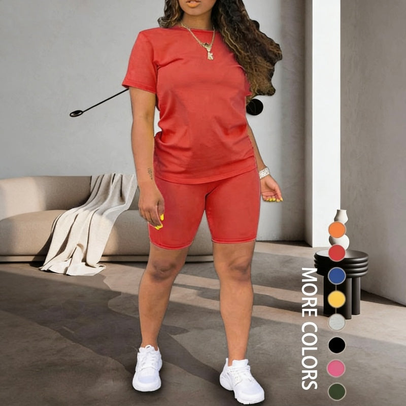 Damen Sport Top & Shorts 2-teiliges Set ✨ Müheloser Stil und ganztägiger Komfort ✨
