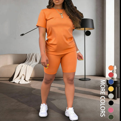 Damen Sport Top & Shorts 2-teiliges Set ✨ Müheloser Stil und ganztägiger Komfort ✨