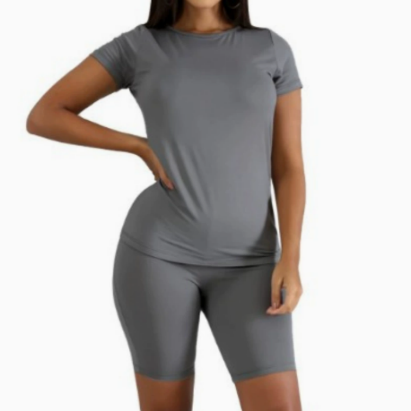 Damen Sport Top & Shorts 2-teiliges Set ✨ Müheloser Stil und ganztägiger Komfort ✨
