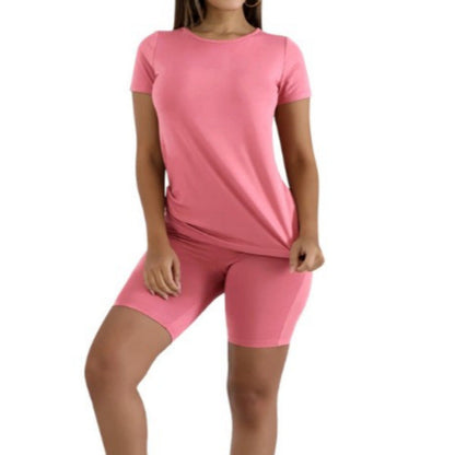 Damen Sport Top & Shorts 2-teiliges Set ✨ Müheloser Stil und ganztägiger Komfort ✨
