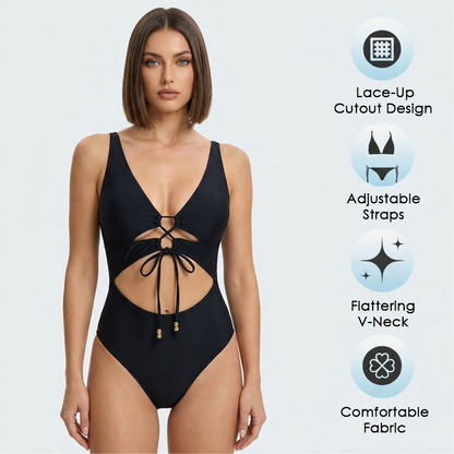 Monokini mit Schnürung und Cutouts 👙✨Zeig deinen Charme