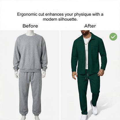 🔥Hot Sale Offers-Casual Long Sleeve Jacket & Pants Set ✈️Free Shipping