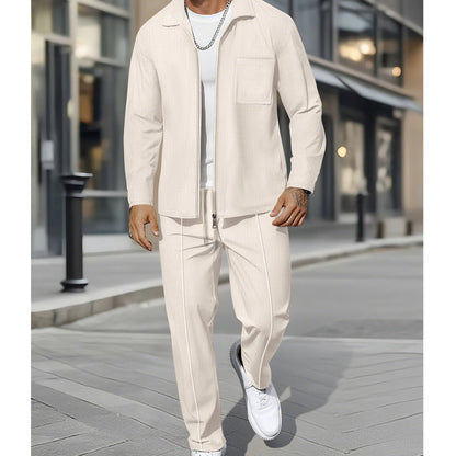 🔥Hot Sale Offers-Casual Long Sleeve Jacket & Pants Set ✈️Free Shipping