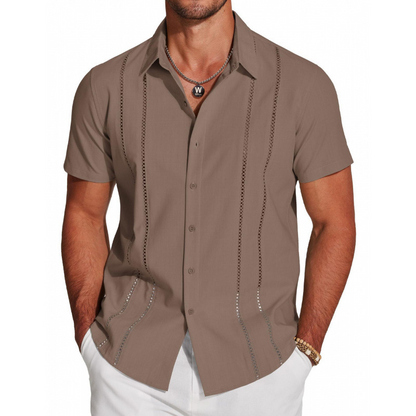 💐50% OFF ! Men's Button-Down Shirt – Breathable & Quick-Dry 🏃💨【Flash Sale】