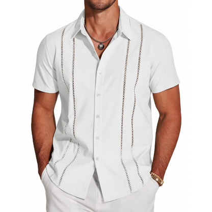 💐50% OFF ! Men's Button-Down Shirt – Breathable & Quick-Dry 🏃💨【Flash Sale】