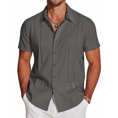 💐50% OFF ! Men's Button-Down Shirt – Breathable & Quick-Dry 🏃💨【Flash Sale】