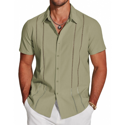 💐50% OFF ! Men's Button-Down Shirt – Breathable & Quick-Dry 🏃💨【Flash Sale】