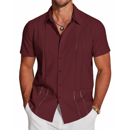💐50% OFF ! Men's Button-Down Shirt – Breathable & Quick-Dry 🏃💨【Flash Sale】