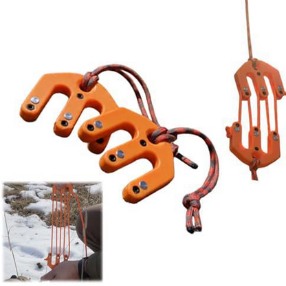 Ultralight Hoist Block & Tackle System🎯The Ultimate Lifting Tool For Solo Adventurers! 🏞️