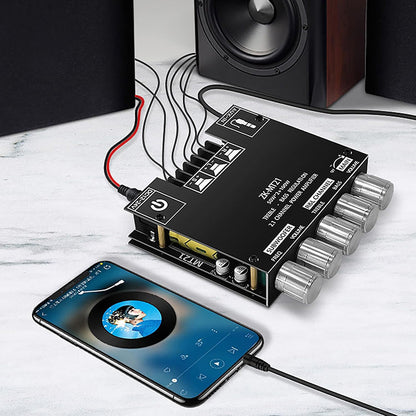 2.1 Channel Bluetooth - compatible Audio Power Amplifier Module🔊 Upgrade Your Audio Experience! 🔊