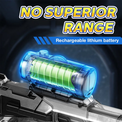 Electric Water Gun: Ice Mouse with Flashlight⚡💦🔥