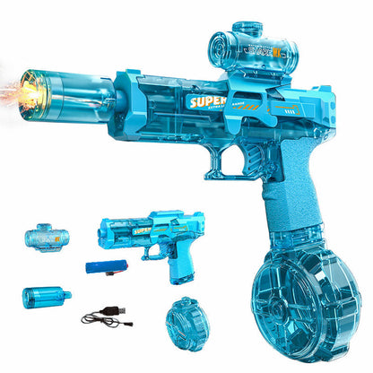 Electric Water Gun: Ice Mouse with Flashlight⚡💦🔥
