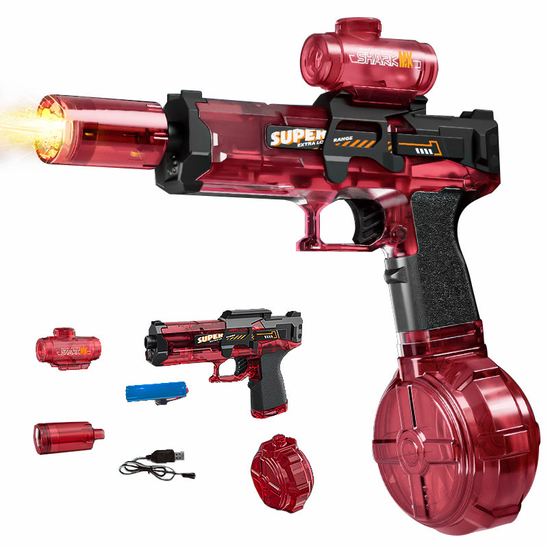 Electric Water Gun: Ice Mouse with Flashlight⚡💦🔥