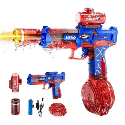 Electric Water Gun: Ice Mouse with Flashlight⚡💦🔥