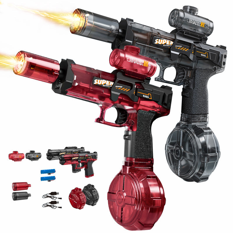 Electric Water Gun: Ice Mouse with Flashlight⚡💦🔥