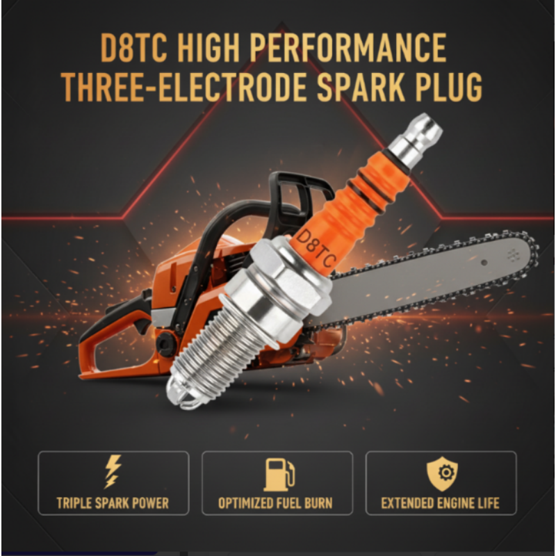 D8TC High Performance Three-Electrode Spark Plug 🚗💨 Give Your Ride A Complete Upgrade!