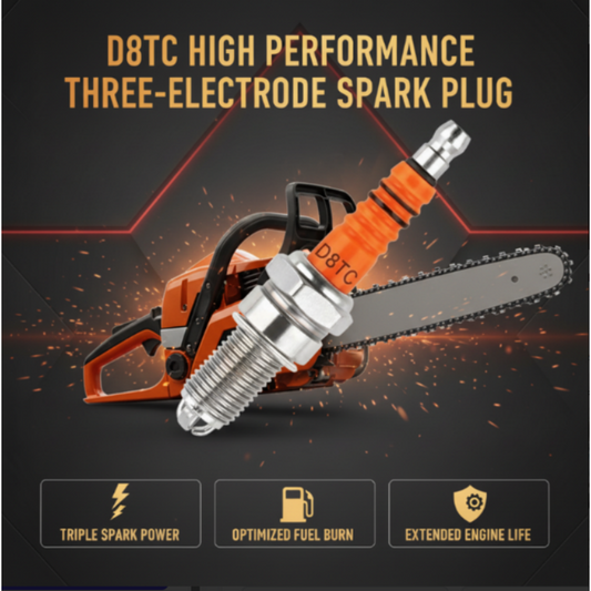 D8TC High Performance Three-Electrode Spark Plug 🚗💨 Give Your Ride A Complete Upgrade!