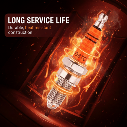 D8TC High Performance Three-Electrode Spark Plug 🚗💨 Give Your Ride A Complete Upgrade!