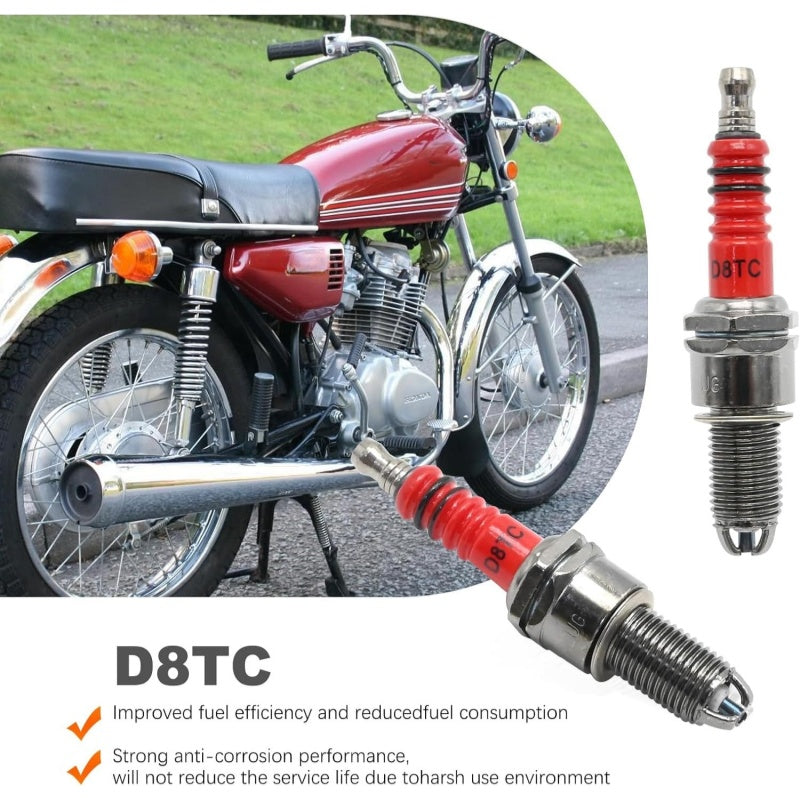 D8TC High Performance Three-Electrode Spark Plug 🚗💨 Give Your Ride A Complete Upgrade!