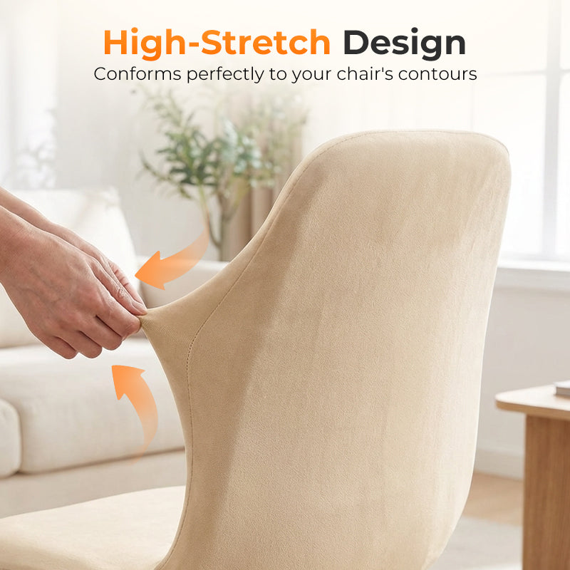 💥Limited-time 56% Off ✨High-Stretch Soft Curved Chair Cover🪑 Elevate Your Dining Experience 🌟