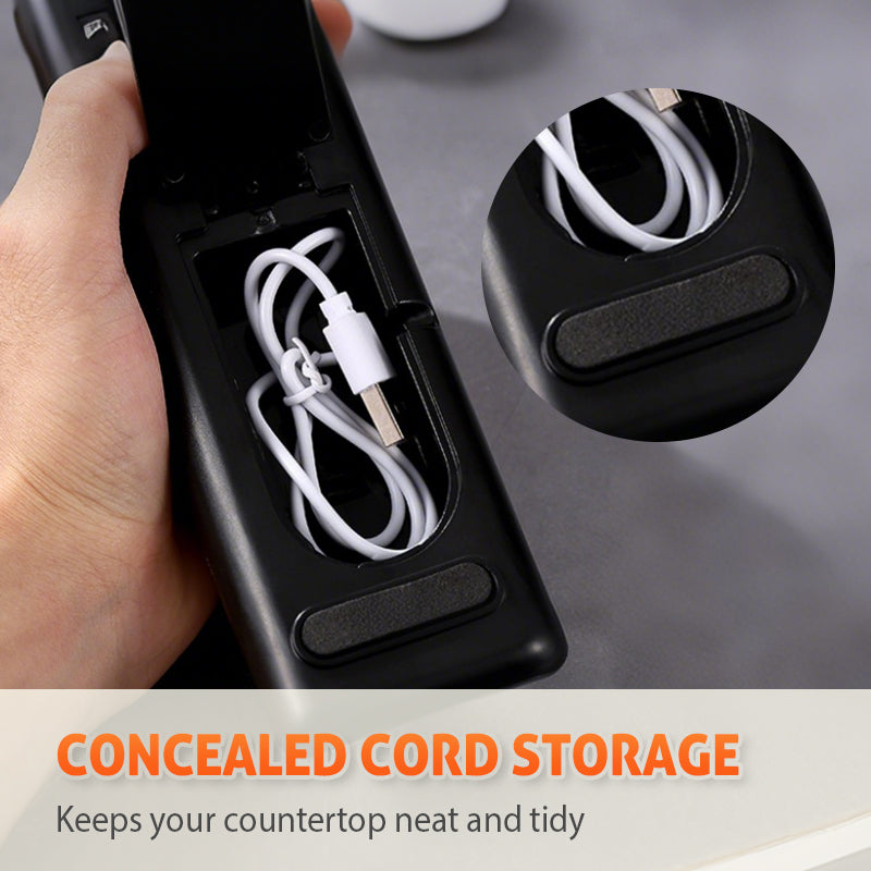 🍳Electric Knife Sharpener with 2-Speed Modes⚡Kitchen Knives Like New – Sharp In Seconds ✨