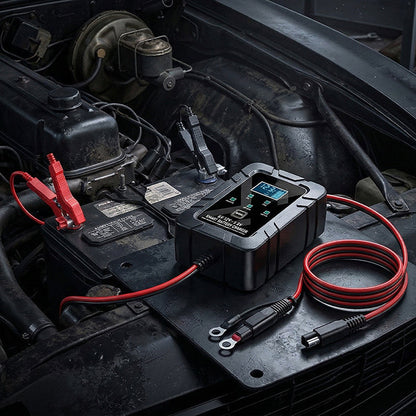 🔥Limited Time Promotion 50% OFF⚡1.5A 6V 12V Automatic Battery Charger – Safe, Fast & Efficient Charging! 🚗🔋