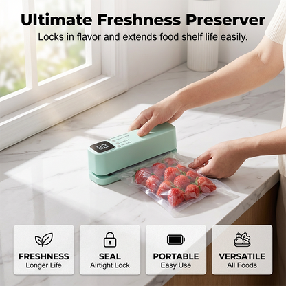 💥✨Limited-time 50% Off 🔥Mini Cordless Vacuum Sealer Machine 🌿 Keep Your Food Fresher For Longer