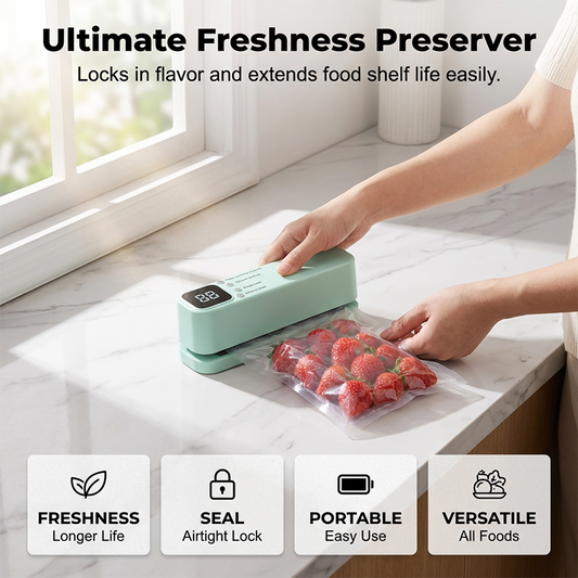 💥✨Limited-time 50% Off 🔥Mini Cordless Vacuum Sealer Machine 🌿 Keep Your Food Fresher For Longer