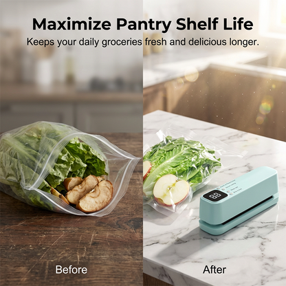 💥✨Limited-time 50% Off 🔥Mini Cordless Vacuum Sealer Machine 🌿 Keep Your Food Fresher For Longer