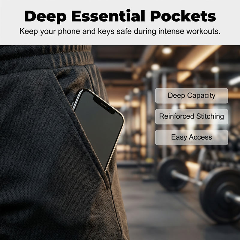 🌟Men's Quick-Dry Athletic Workout Shorts🔥Designed For Movement 🏃‍♂️ Built For Comfort
