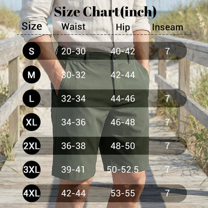 👖 Herren-Performance-Golfshorts mit 4-Wege-Stretch🏌️‍♂️Bleiben Sie bequem und stilvoll ⛳