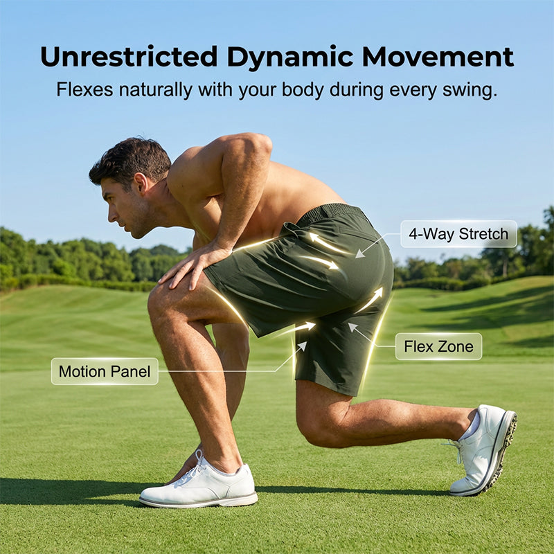 👖 Herren-Performance-Golfshorts mit 4-Wege-Stretch🏌️‍♂️Bleiben Sie bequem und stilvoll ⛳