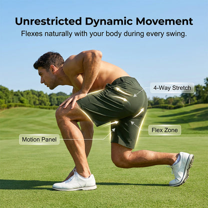👖 Herren-Performance-Golfshorts mit 4-Wege-Stretch🏌️‍♂️Bleiben Sie bequem und stilvoll ⛳