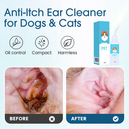 🐾 2026 Sale — Over 68,000 Sold!🔥 Pet Ear Cleaner – Natural Plant Extracts 🌿