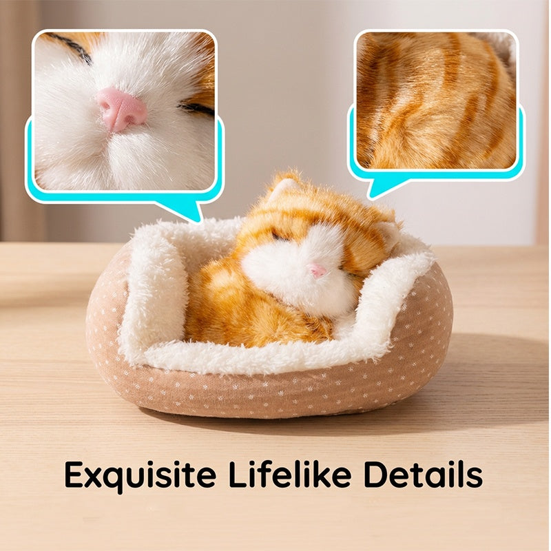 🏠 Entzückendes schlafendes Tier-Plüschtier 🐾 Perfekter Begleiter zur Schlafenszeit