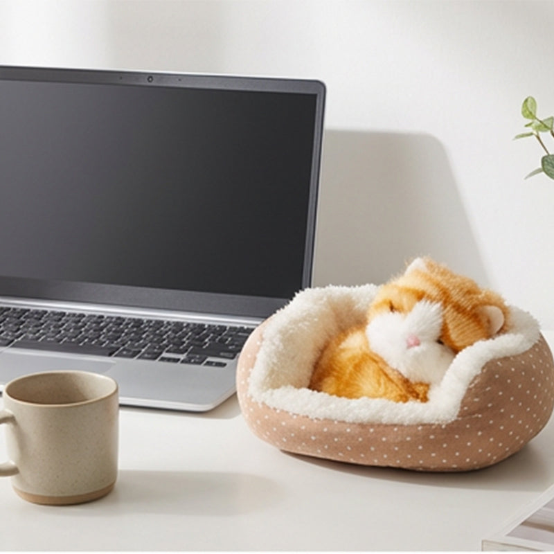 🏠 Entzückendes schlafendes Tier-Plüschtier 🐾 Perfekter Begleiter zur Schlafenszeit