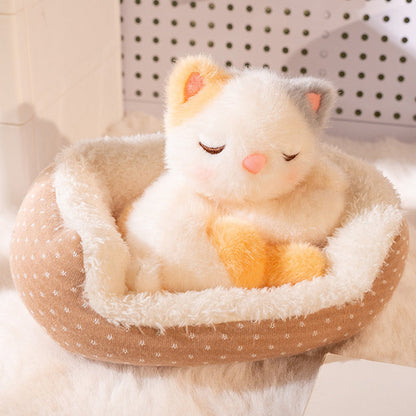 🏠 Entzückendes schlafendes Tier-Plüschtier 🐾 Perfekter Begleiter zur Schlafenszeit