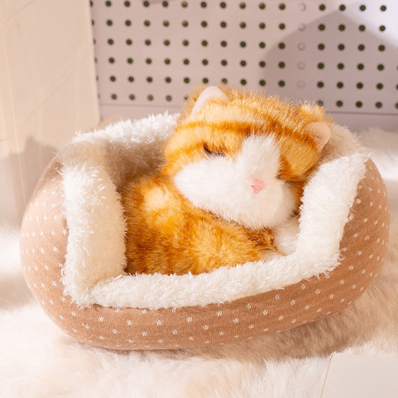 🏠 Entzückendes schlafendes Tier-Plüschtier 🐾 Perfekter Begleiter zur Schlafenszeit