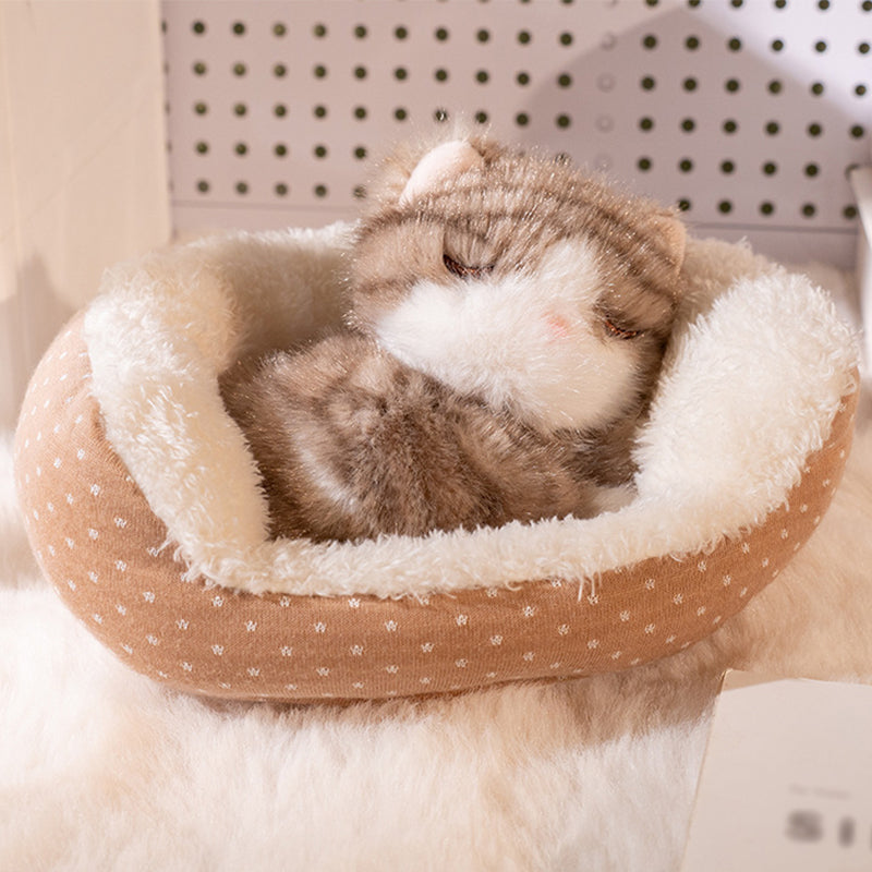 🏠 Entzückendes schlafendes Tier-Plüschtier 🐾 Perfekter Begleiter zur Schlafenszeit