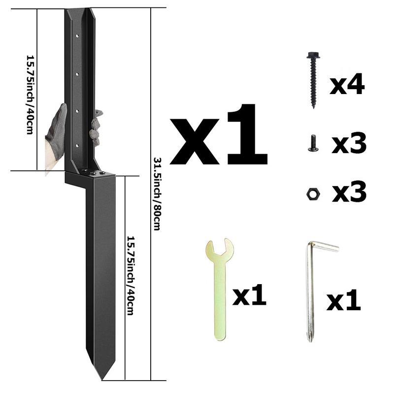 💥✨Limited-time 50% Off ✨ Heavy-Duty Fence Post Repair Kit 🌳Quickly Repair Your Fence 🔧