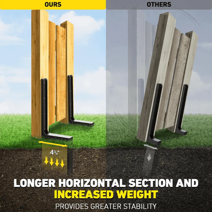 💥✨Limited-time 50% Off ✨ Heavy-Duty Fence Post Repair Kit 🌳Quickly Repair Your Fence 🔧