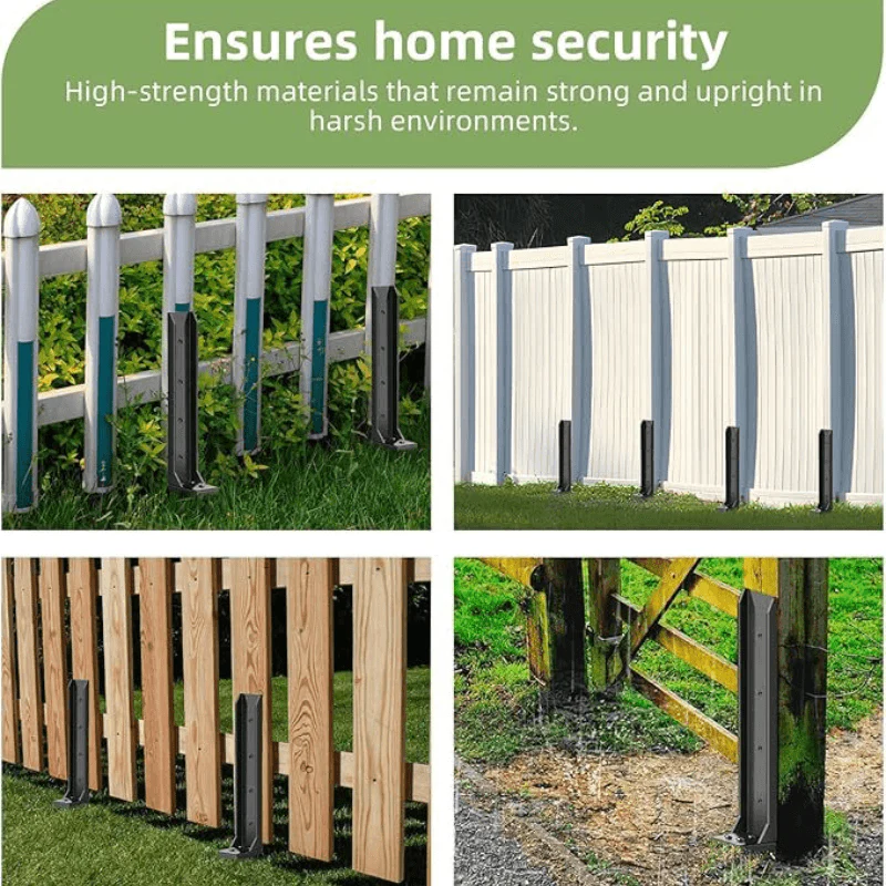 💥✨Limited-time 50% Off ✨ Heavy-Duty Fence Post Repair Kit 🌳Quickly Repair Your Fence 🔧