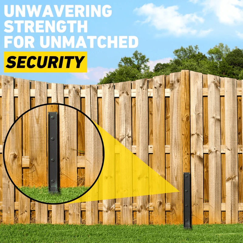💥✨Limited-time 50% Off ✨ Heavy-Duty Fence Post Repair Kit 🌳Quickly Repair Your Fence 🔧