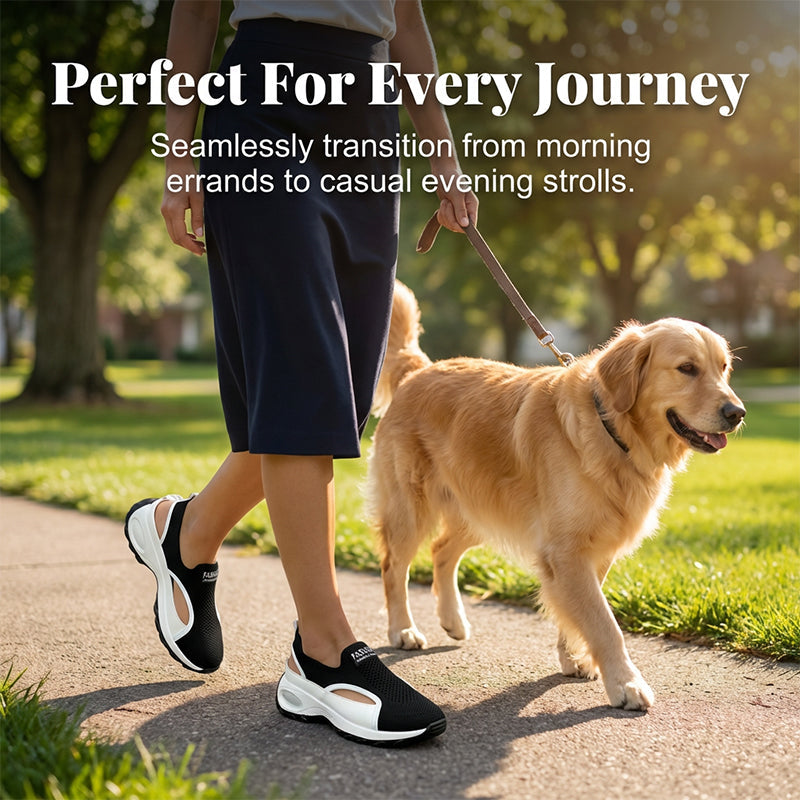 👟 Breathable Cut-out Slip-On Shoes for Women 🌬️Indulge In Effortless Comfort☁️