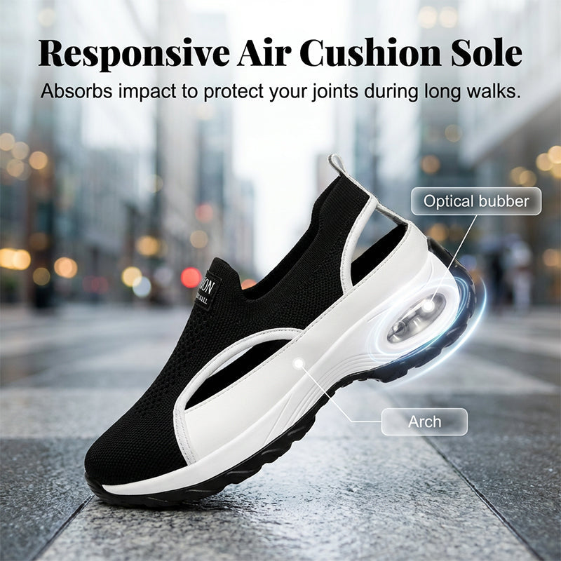 👟 Breathable Cut-out Slip-On Shoes for Women 🌬️Indulge In Effortless Comfort☁️