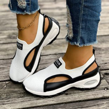 👟 Breathable Cut-out Slip-On Shoes for Women 🌬️Indulge In Effortless Comfort☁️
