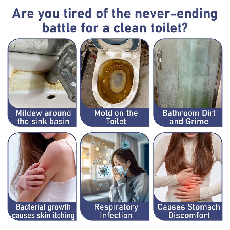 🥳2026 HOT SALE🥳💞50K+ SOLD!💥🧼✨ 50% OFF! Expanding Foam Toilet Cleaner – Reaches hidden corners, removes stains & odors. Leaves a light peach scent. Hygienic & effective. 🍑🛡️