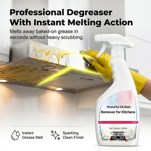 🧼Powerful Oil Stain Remover for Kitchens 🍳Tackle Tough Kitchen Grease Like A Pro✨