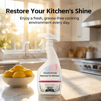 🧼Powerful Oil Stain Remover for Kitchens 🍳Tackle Tough Kitchen Grease Like A Pro✨