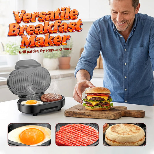⏳Limited-time 50% off⏰Multi-functional Griddle & Breakfast Maker🍳🍔🍞